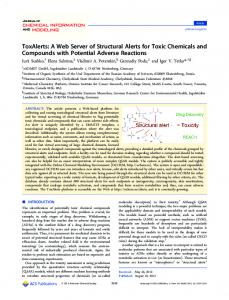 ToxAlerts: A Web Server of Structural Alerts for ... - ACS Publications