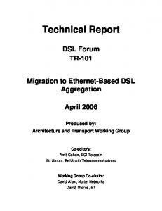 TR-101 - Broadband Forum