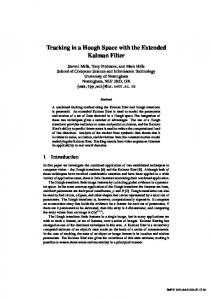 Tracking in a Hough Space with the Extended Kalman Filter