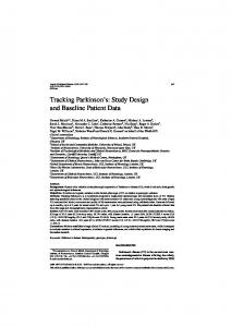 Tracking Parkinson's - Semantic Scholar