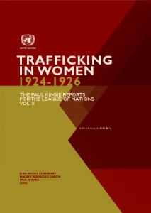 trafficking in women 1924-1926