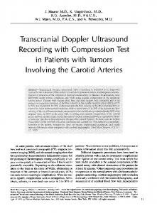 Transcranial Doppler Ultrasound Recording with Compression ... - NCBI