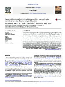 Transcranial electrical brain stimulation modulates neuronal tuning ...