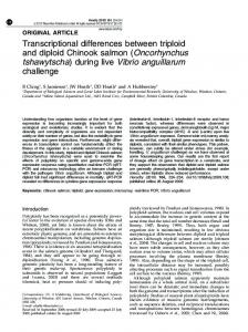 Transcriptional differences between triploid and diploid Chinook ...