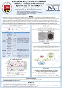 Transcriptomic Analysis of Human Glioblastoma U87 ...