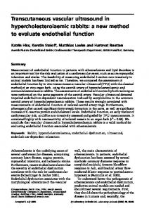 Transcutaneous vascular ultrasound in ... - SAGE Journals