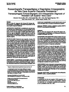 Transesophageal Echocardiography and