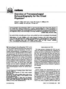 Transesophageal echocardiography