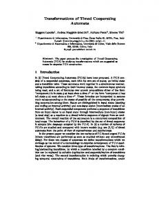 Transformations of Timed Cooperating Automata