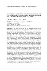 TRANSIENT RESPONSE CHARACTERIZATION