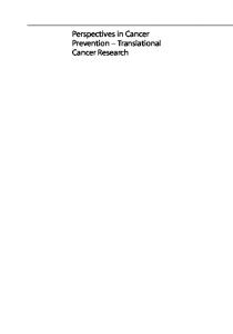 Translational Cancer Research