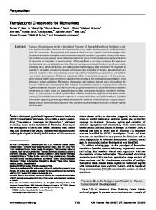 Translational Crossroads for Biomarkers - Clinical Cancer Research