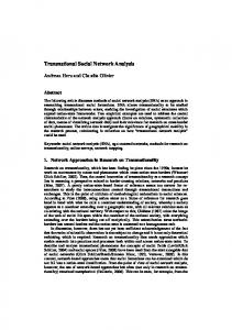 Transnational Social Network Analysis