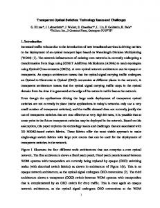 Transparent Optical Switches - Semantic Scholar