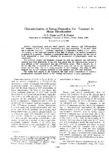 Transport in - Plant Physiology