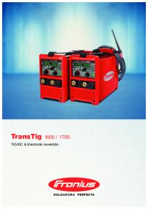 TransTig 1600 / 1700 - Fronius