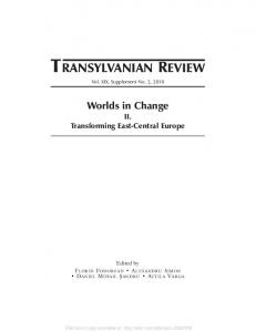 transylvanian review - SSRN papers