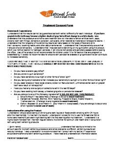 Treatment Consent Form