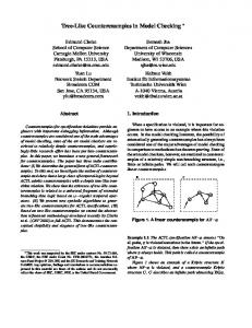 Tree-Like Counterexamples in Model Checking - Semantic Scholar