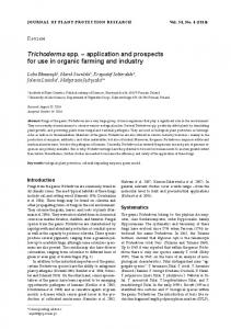 Trichoderma spp. - Semantic Scholar