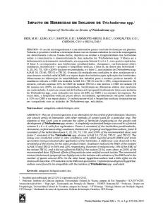 Trichoderma spp.1 - Scielo.br