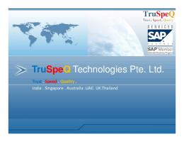 TruSpeQ Technologies Pte. Ltd.