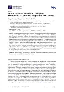 Tumor Microenvironment, a Paradigm in ... - Semantic Scholar