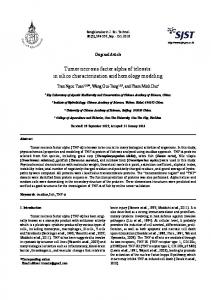 Tumor necrosis factor alpha of teleosts: in silico characterization and ...