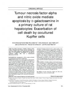 Tumour necrosis factor-alpha and nitric oxide mediate ... - Hindawi