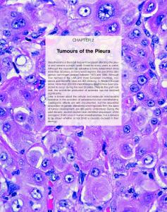 Tumours of the Pleura