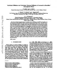 Turbulent Diffusion and Turbulent Thermal Diffusion of Aerosols in ...