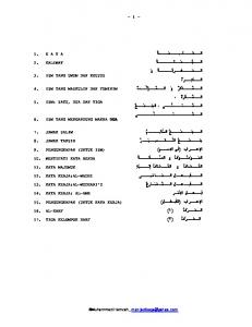 Tutorial Bahasa Arab