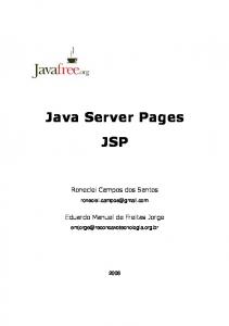 Tutorial JSP.pdf - Java Free.org