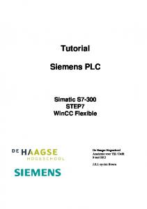 Tutorial Siemens PLC