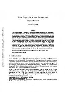 Tutte Polynomial of Ideal Arrangement