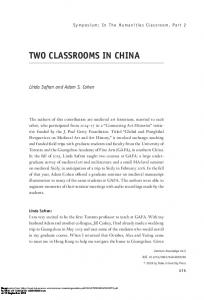 two classrooms in china