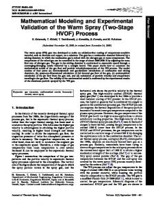 (Two-Stage HVOF) Process - Springer Link