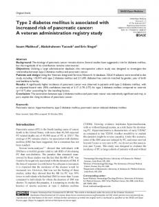 Type 2 diabetes mellitus is associated with ... - Semantic Scholar