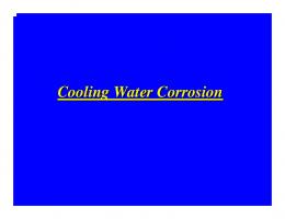 Types of Cooling Water Corrosion