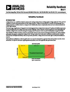 UG-311: Reliability Handbook