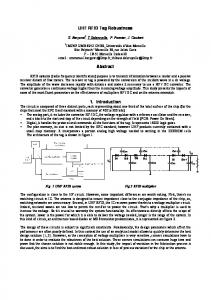 UHF RFID Tag Robustness - URSI