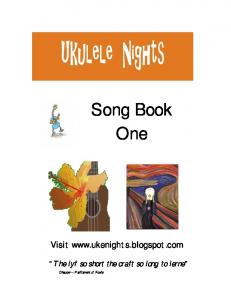 Ukulele Nights Songbook 1