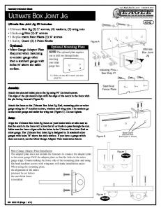 ULTIMATE BOX JOINT JIG - Rackspace