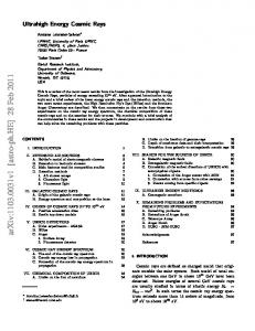 Ultrahigh Energy Cosmic Rays