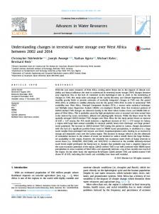 Understanding changes in terrestrial water storage ...