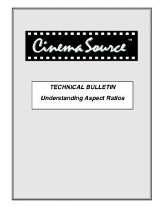 Understanding Cinema Aspect Ratios