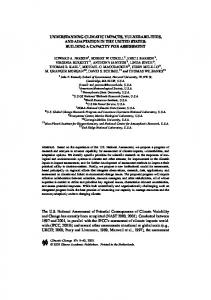 UNDERSTANDING CLIMATIC IMPACTS ... - Semantic Scholar