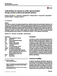 Understanding non-response to cardiac