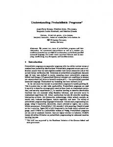 Understanding Probabilistic Programs