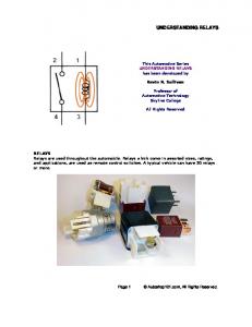 UNDERSTANDING RELAYS